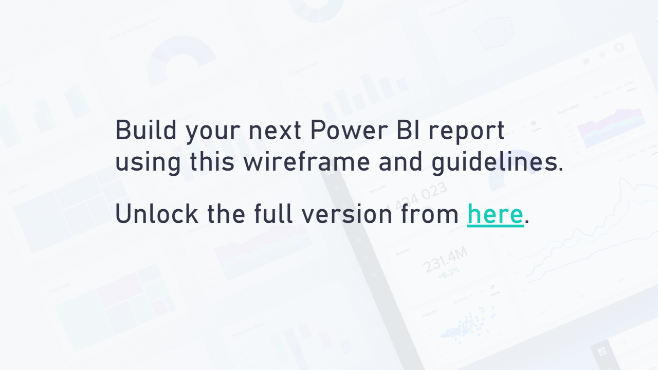 Power BI Wireframe Template and Theme Metricalist